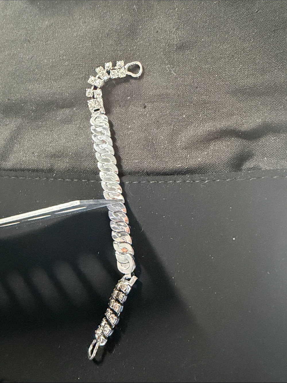 vintage 1950s/1960s Topps of Canada expandable rhinestone link band